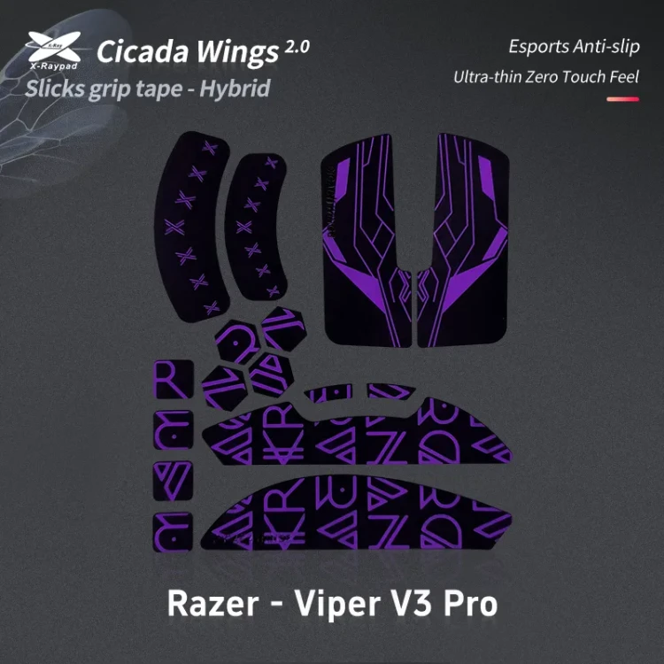 x-raypad-cicada-wings-v2-slicks-purple-grip-tape-razer-viper-v3-pro.webp