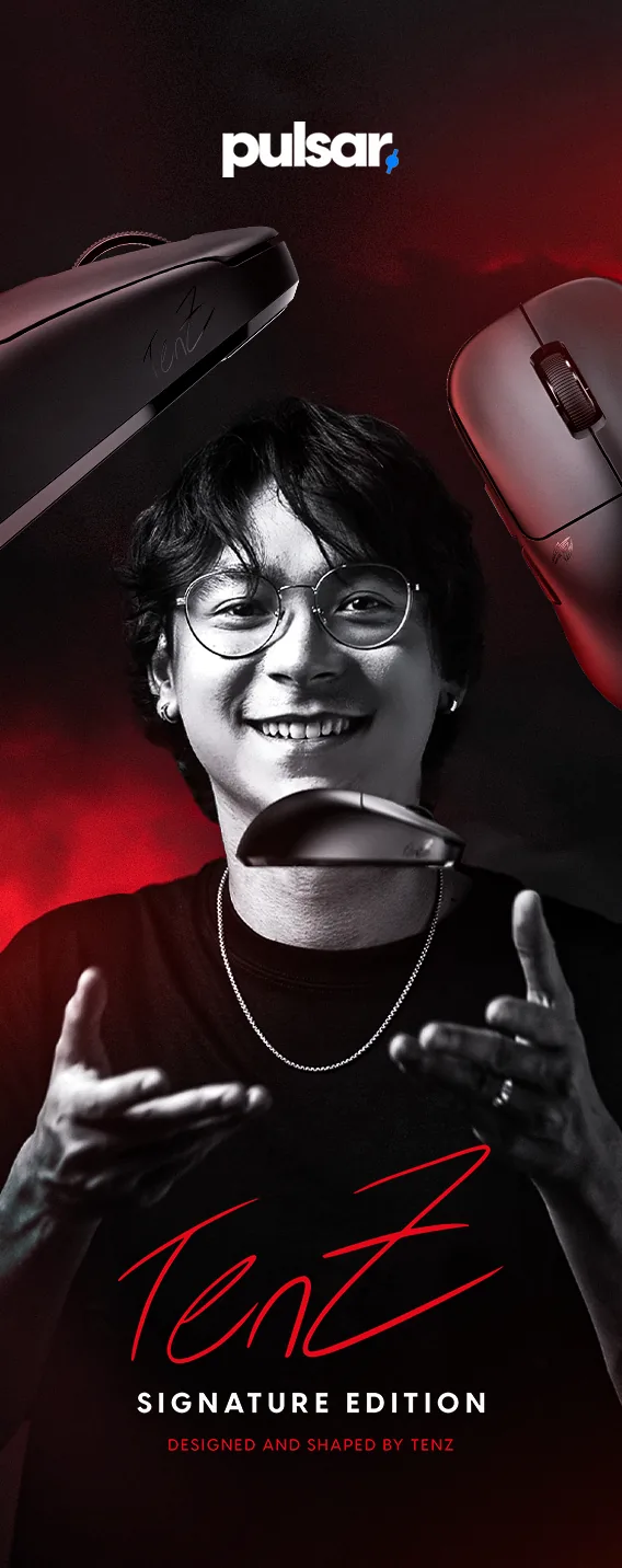 Myszka Pulsar TenZ Signature Edition